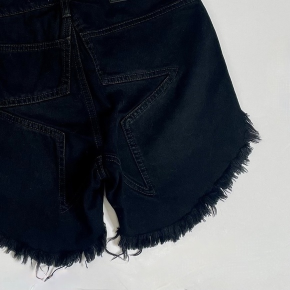 NWT!! ONE x ONE TEASPOON Black Van Juliettes Denim Cut Off Shorts Size 27 - Picture 12 of 16